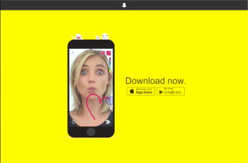 Snapchat Landing Page