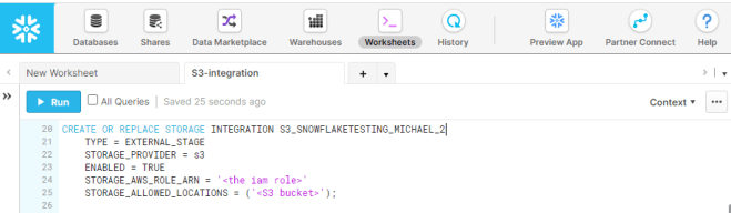 Snowflake Integration